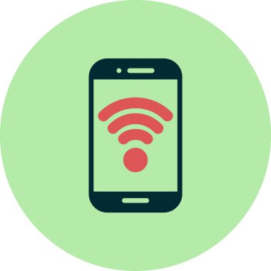 Wifi Yardım Noktası vektör illüstrasyonu