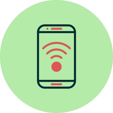 Wifi Yardım Noktası vektör illüstrasyonu