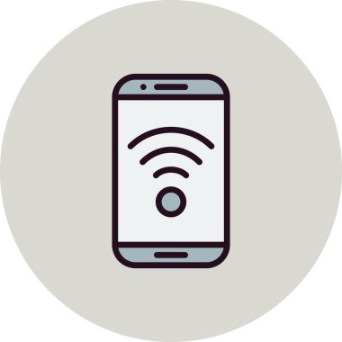 Wifi Yardım Noktası vektör illüstrasyonu