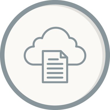 Belge. Web simgesi basit tasarım