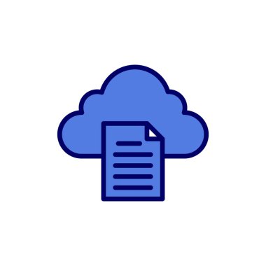 Belge. Web simgesi basit tasarım