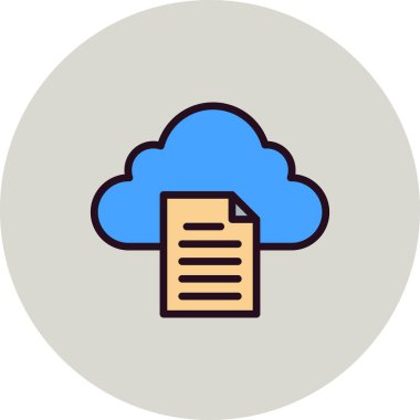 Belge. Web simgesi basit tasarım