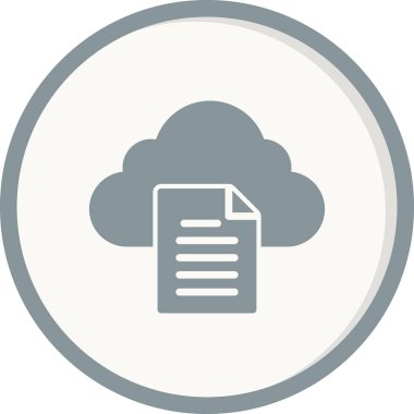 Belge. Web simgesi basit tasarım