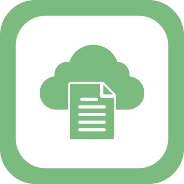 Belge. Web simgesi basit tasarım