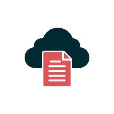 Belge. Web simgesi basit tasarım