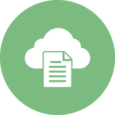 Belge. Web simgesi basit tasarım