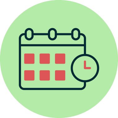 Bitiş Tarihi vektör illüstrasyonu