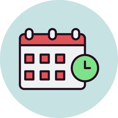 Bitiş Tarihi vektör illüstrasyonu