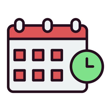 Bitiş Tarihi vektör illüstrasyonu