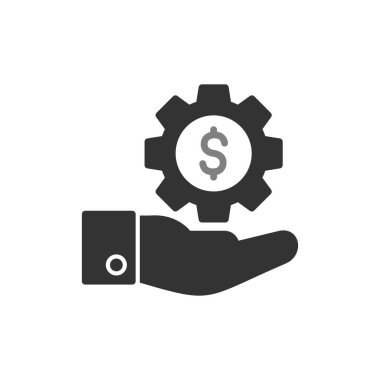 servis simgesi vektör illüstrasyonu