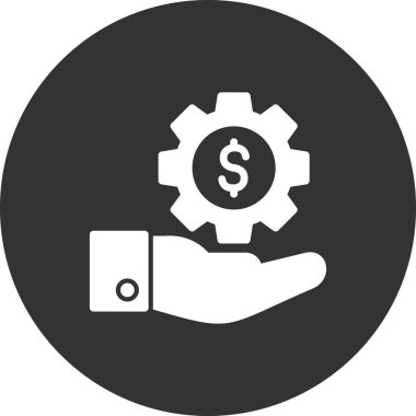 servis simgesi vektör illüstrasyonu