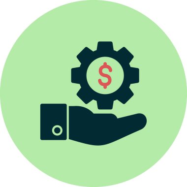 servis simgesi vektör illüstrasyonu