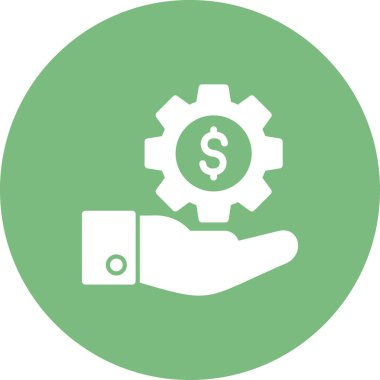 servis simgesi vektör illüstrasyonu