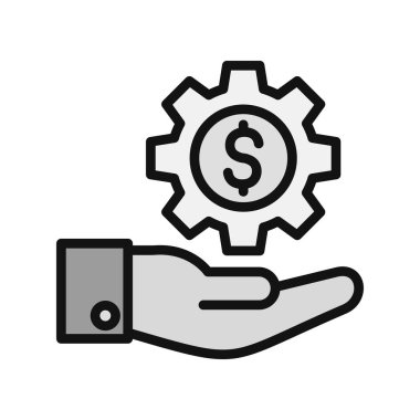 servis simgesi vektör illüstrasyonu