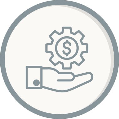 servis simgesi vektör illüstrasyonu