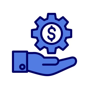 servis simgesi vektör illüstrasyonu