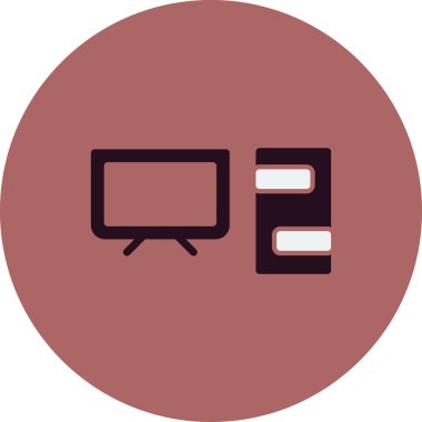 Bilgisayar simgesi, vektör illüstrasyon tasarımı