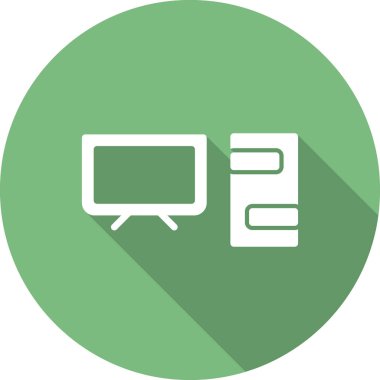 Bilgisayar simgesi, vektör illüstrasyon tasarımı