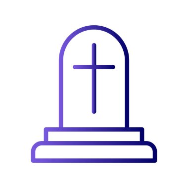 Cadılar Bayramı vektörü ince çizgi simgesi