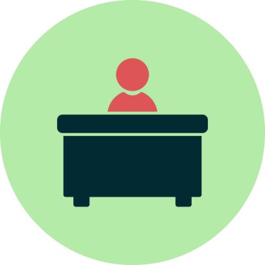 Erkek ve kadın ikonunun vektör illüstrasyonu