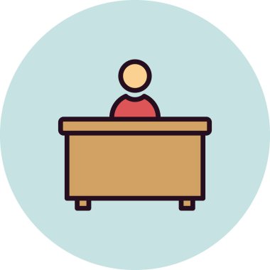 Erkek ve kadın ikonunun vektör illüstrasyonu