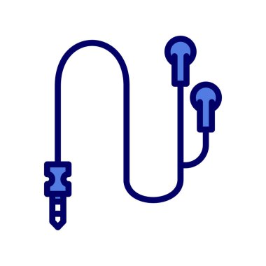 Kulaklık simge vektör çizim