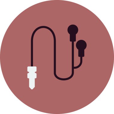 Kulaklık simge vektör çizim