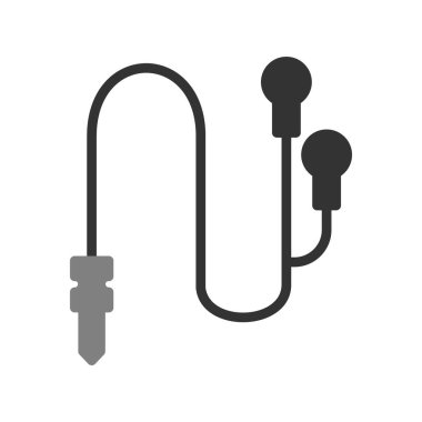 Kulaklık simge vektör çizim