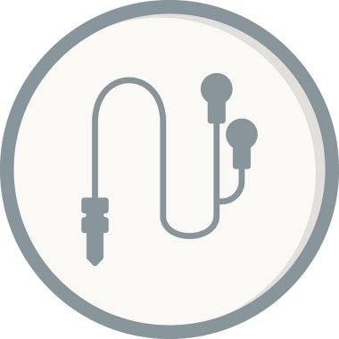 Kulaklık simge vektör çizim