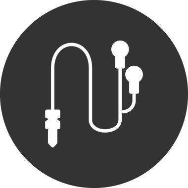 Kulaklık simge vektör çizim