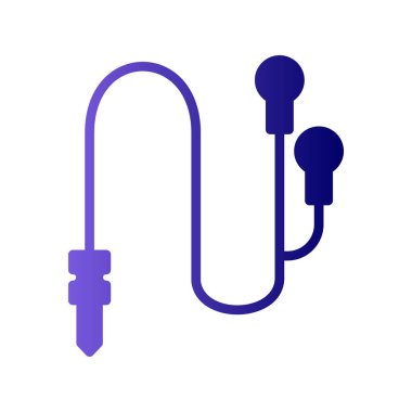 Kulaklık simge vektör çizim