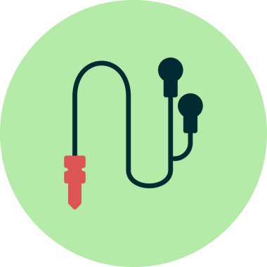 Kulaklık simge vektör çizim