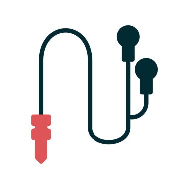 Kulaklık simge vektör çizim