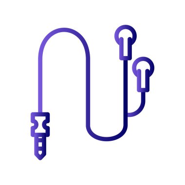 Kulaklık simge vektör çizim