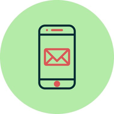 mobil posta simgesi. e- posta ileti sembolü