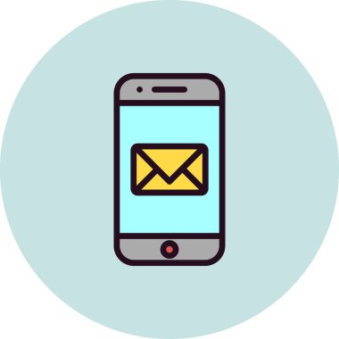 mobil posta simgesi. e- posta ileti sembolü