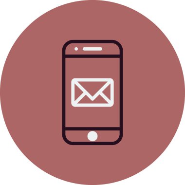 mobil posta simgesi. e- posta ileti sembolü