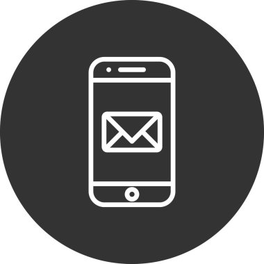 mobil posta simgesi. e- posta ileti sembolü