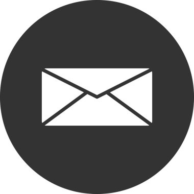 Zarf. Web simgesi basit illüstrasyon