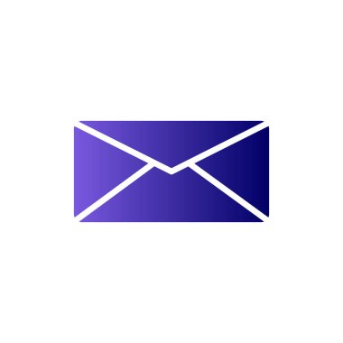 zarf simgesi vektör illüstrasyonu