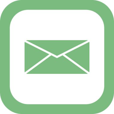 zarf simgesi vektör illüstrasyonu