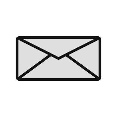 zarf e- posta simgesi vektör illüstrasyonu
