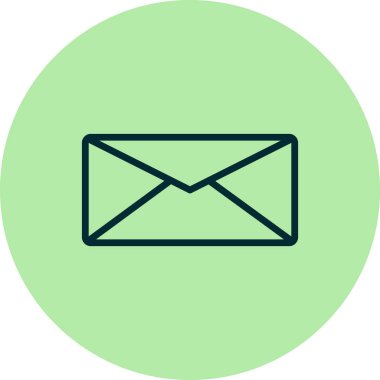 zarf e- posta simgesi vektör illüstrasyon tasarımı