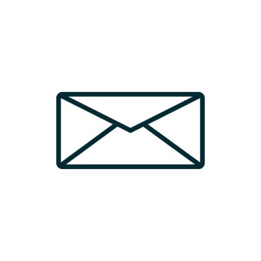 zarf e- posta simgesi vektör illüstrasyon tasarımı