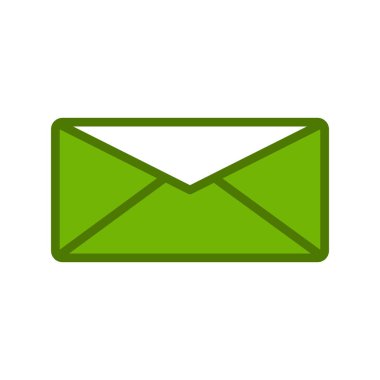 zarf e- posta simgesi vektör illüstrasyon tasarımı