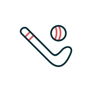 Tenis topu ikonu vektör illüstrasyonu