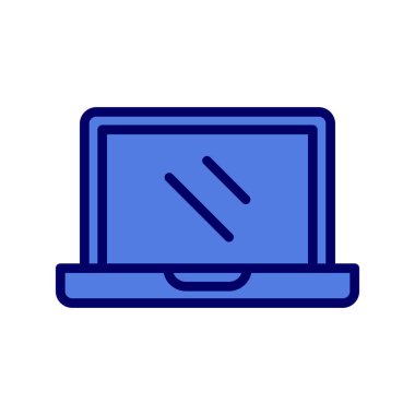 dizüstü bilgisayar kutsal kişilerin resmi. vektör çizim