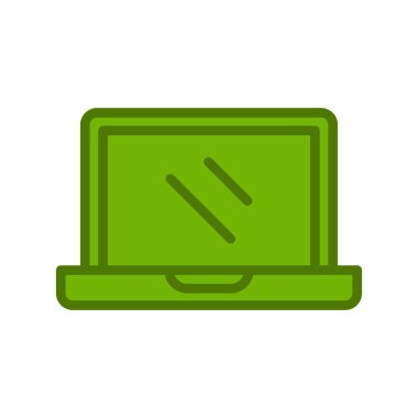 dizüstü bilgisayar kutsal kişilerin resmi. vektör çizim