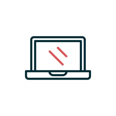 dizüstü bilgisayar kutsal kişilerin resmi. vektör çizim