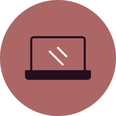 dizüstü bilgisayar kutsal kişilerin resmi. vektör çizim